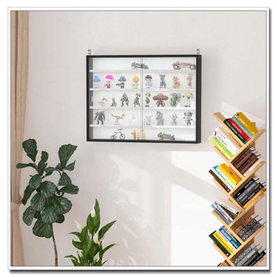 Vitrine à 5 niveaux avec tablettes réglables