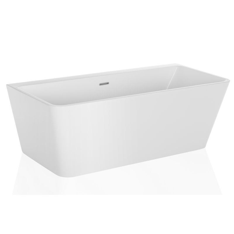 66.92'' x 31.49'' Freestanding Soaking Bathtub