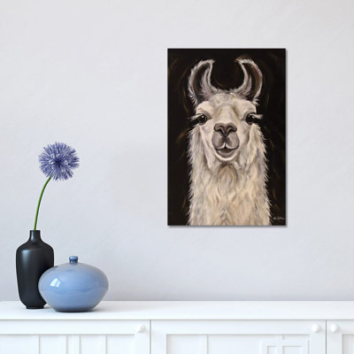 «Llama Blanca» par Hippie Hound Studios - reproduction d'art