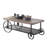 Coffee Table Look - Oak & Gray Rectangular Style, Antique Finish