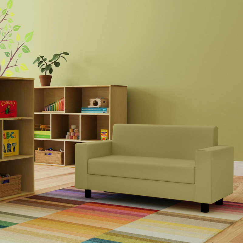 SoftScape Inspired Playtime Kids Classic Sofa, Green