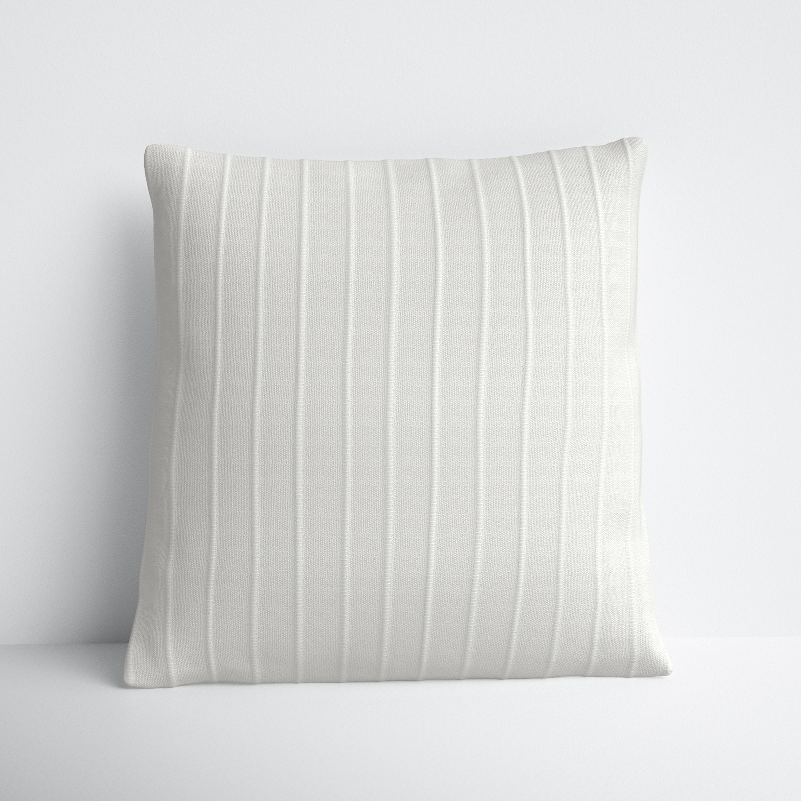 Leonitus Square Pillow Cover & Insert, White