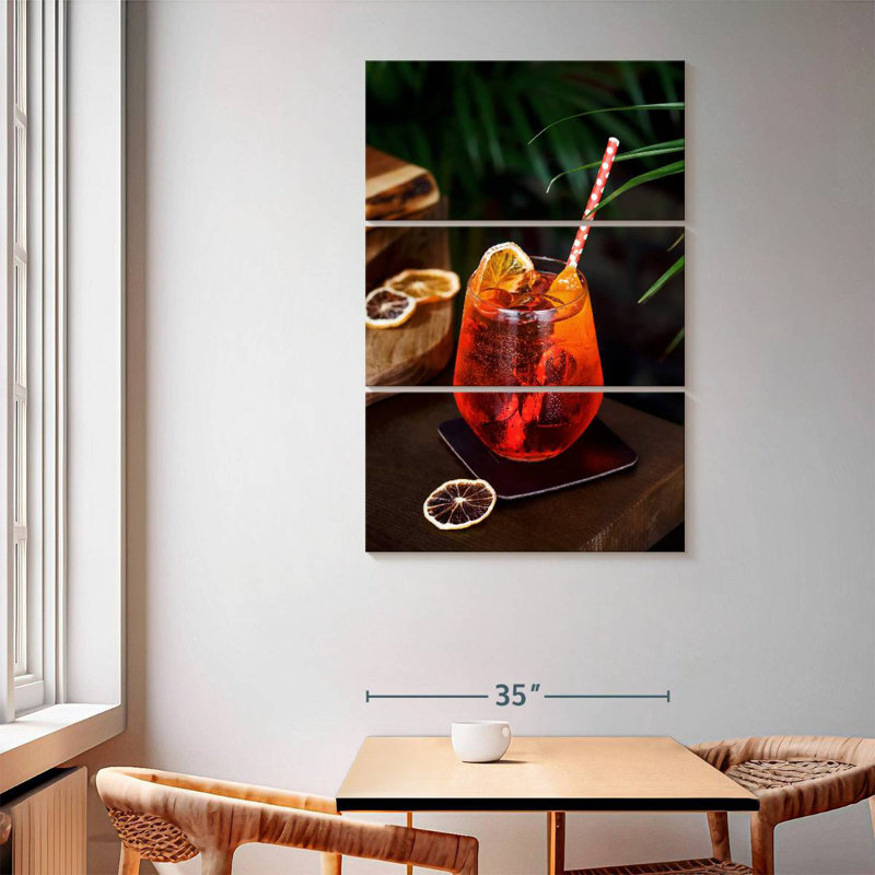 Yarlin Aperol Spritz, 65" H x 42" W