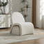 Fauteuil rembourré moderne avec repose-pieds avec rangement-275562307