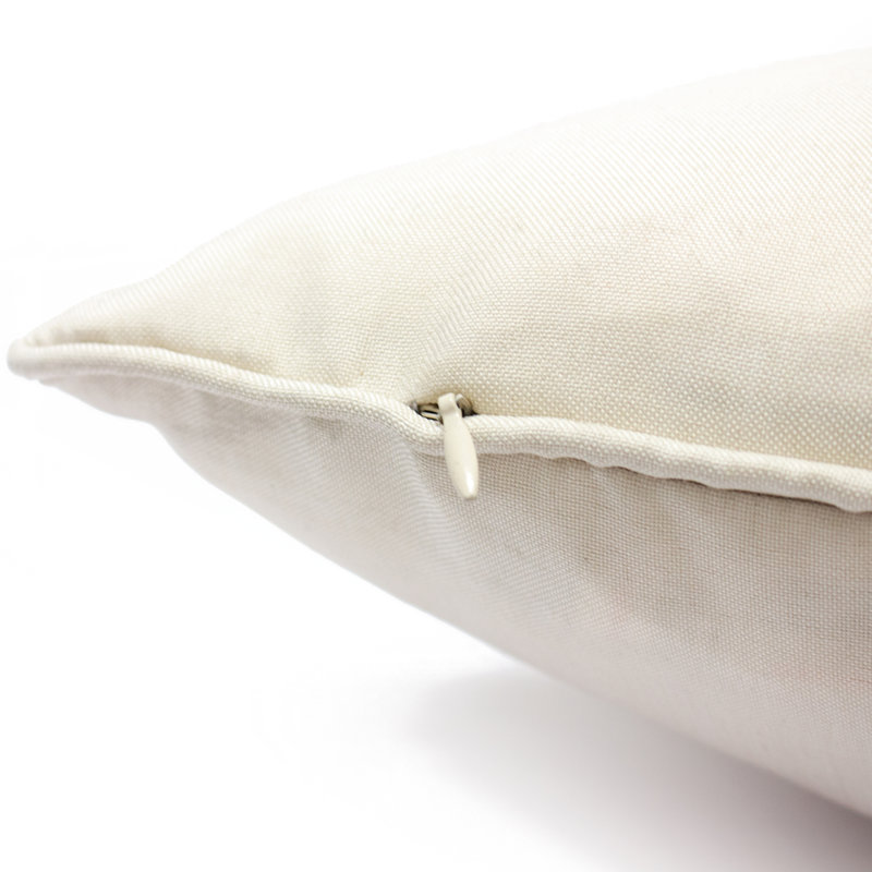 Square Cushion, Feathers, Ivory