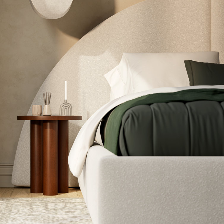 Kulyu Extended Arch Headboard Boucle