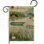 Drapeau de jardin en toile de jute en polyester 18,5 x 13 po At the Lakeside
