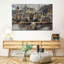 Château médiéval, reproduction d'art sur toile-1464677077
