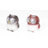 Weather- Resistant Owl Solar LED 2 Piece Light Statue Set- Decoys to Scare Birds Away