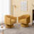 Murrow Velvet Swivel Barrel Chair-409425048