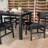 Modern Studio Urban Chair 7-Piece Parsons Table Dining Set-88235383