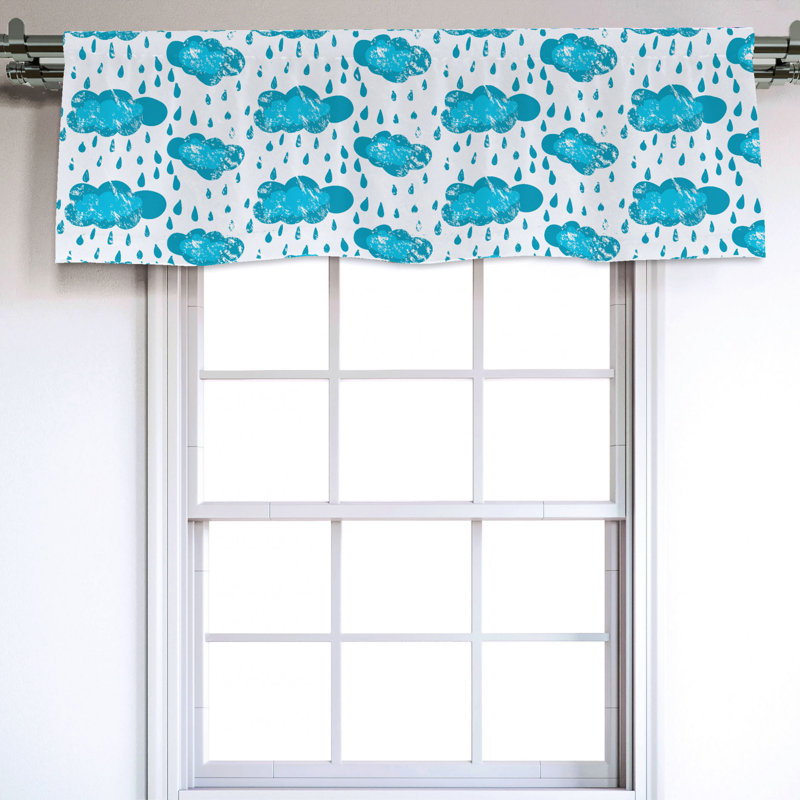 Sateen Ruffled Window Valance