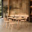 Ensemble de table de salle à manger Nova pour 4 personnes - Design scandinave moderne avec chaises incurvées ergonomiques-1871961198-1616537416