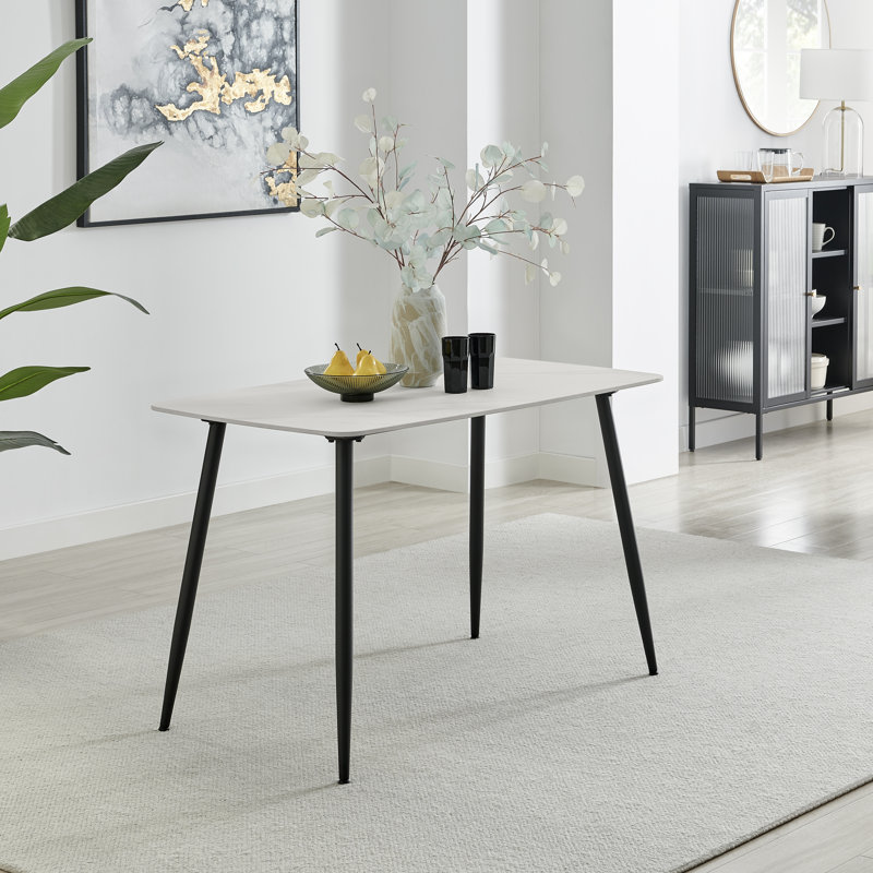 Barrea 4 - Person Dining Set, Grey
