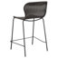 Chaise de comptoir brune en faux rotin (ensemble de 2)-2054546357