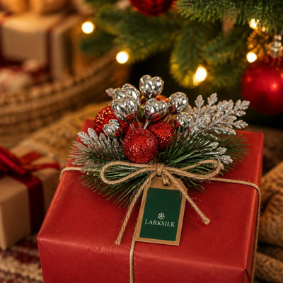 Ensemble de choix 12 pièces - des choix décoratifs réalistes, parfaits pour les décorations des Fêtes, les couronnes, les guirlandes et les arrangements de Noël