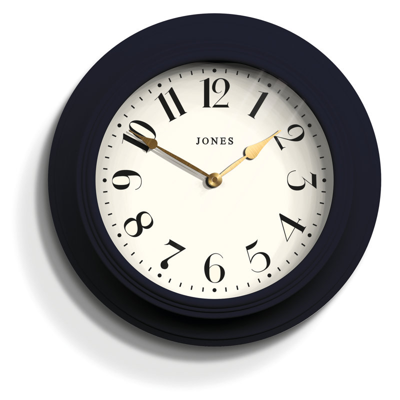 Acrylic Wall Clock, Petrol Blue