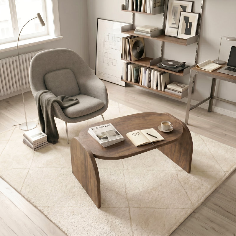 Monde Standard Coffee Table, Walnut