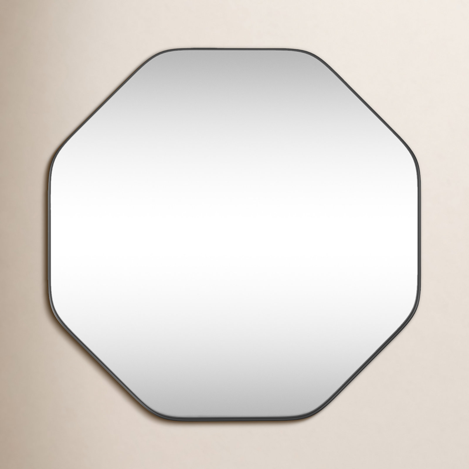 Minorca 24" Accent Mirror, Black
