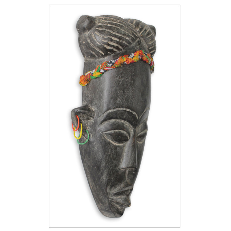 Décoration murale Masque africain fait à la main Floresha