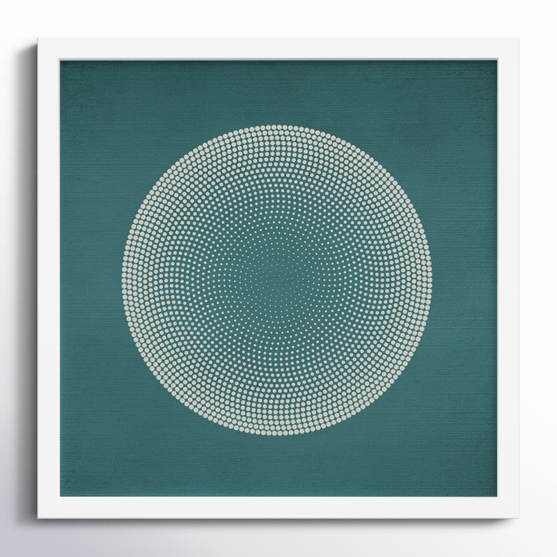 Circles by Incado, 17" H x 17" W x 1" D, White