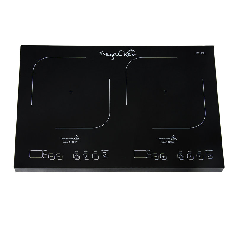 Plaque de cuisson portative électrique et à induction 21 po avec 2 brûleurs