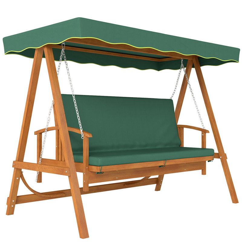 3 Person Porch Swing with Canopy