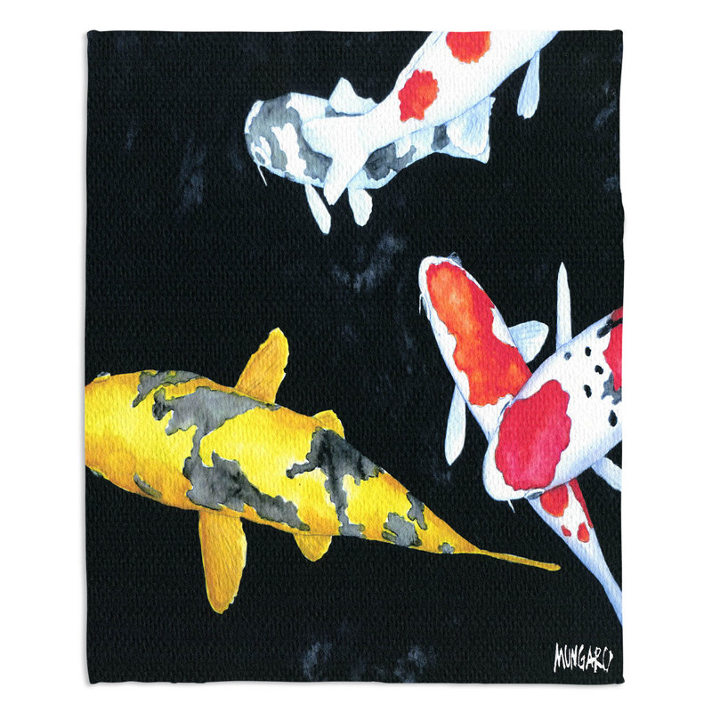  Couverture Koi 3, 51 po x 60 po