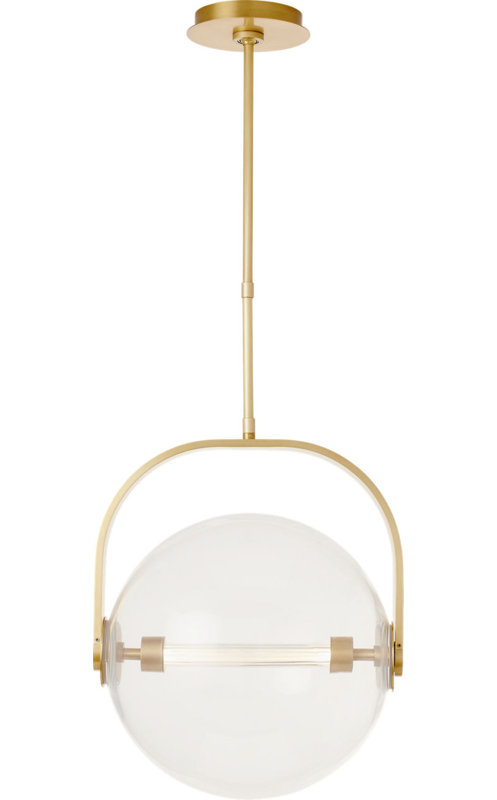 Fues Medium Pendant, White