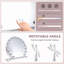 Metal Round Floor Mirror