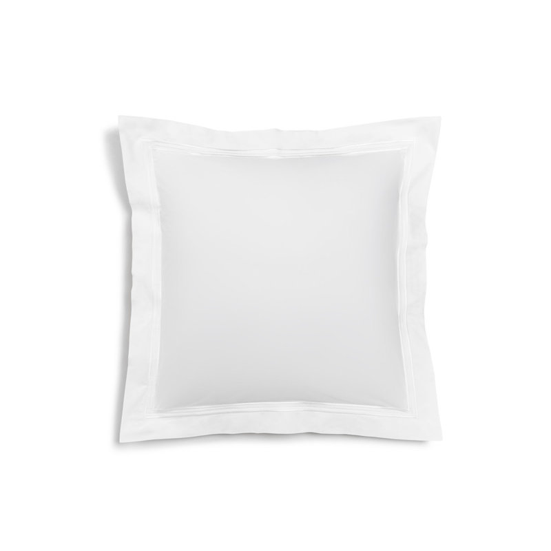 Triplo Bourdon Sham, Euro, White/Milk