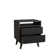 Clea Modern 2-Drawer Nightstand w/ Open Shelf - Bedside Table W17.7'