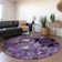 Premium Machine Washable Cerrito AMF558 Purple Rug