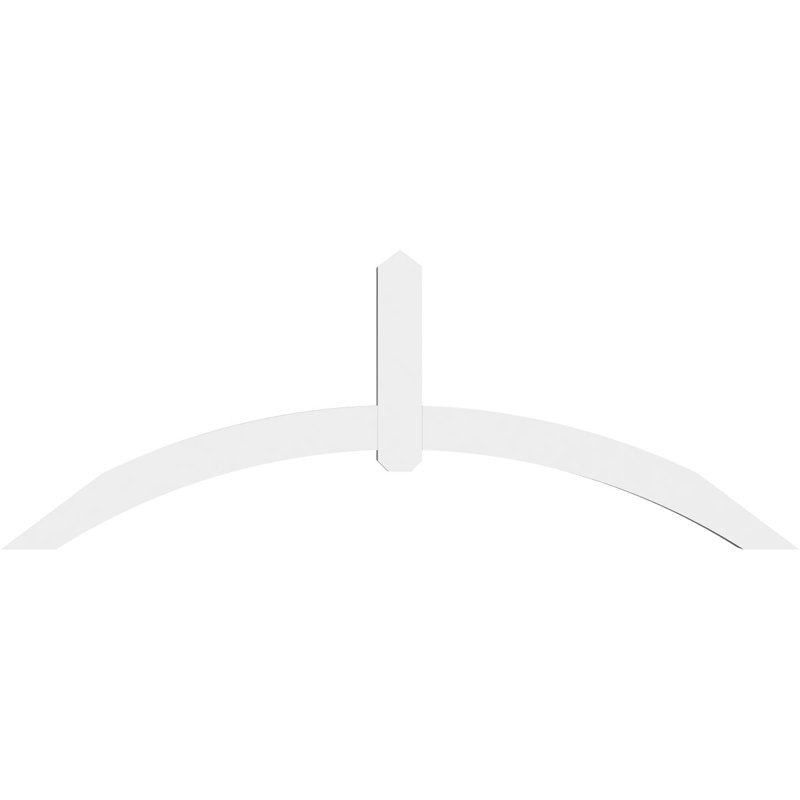 Support pour pignon en PVC Archdale, H 27 po x l 72 po (pas 9/12), P 4 po x F 4 po