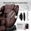 Fauteuil de massage inclinable chauffant en similicuir-323134349