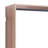 Vedz Wall Mounted Walk In Closet, 2 Hanging Rods,Melamine-114490563