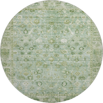 Premium Machine Washable Maag AMF1772 Global Rug