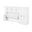 Lit escamotable simple avec garde-robe, armoire et bureau-538531633