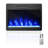 Abimael 22.99'' W Black Electric Fireplace Insert