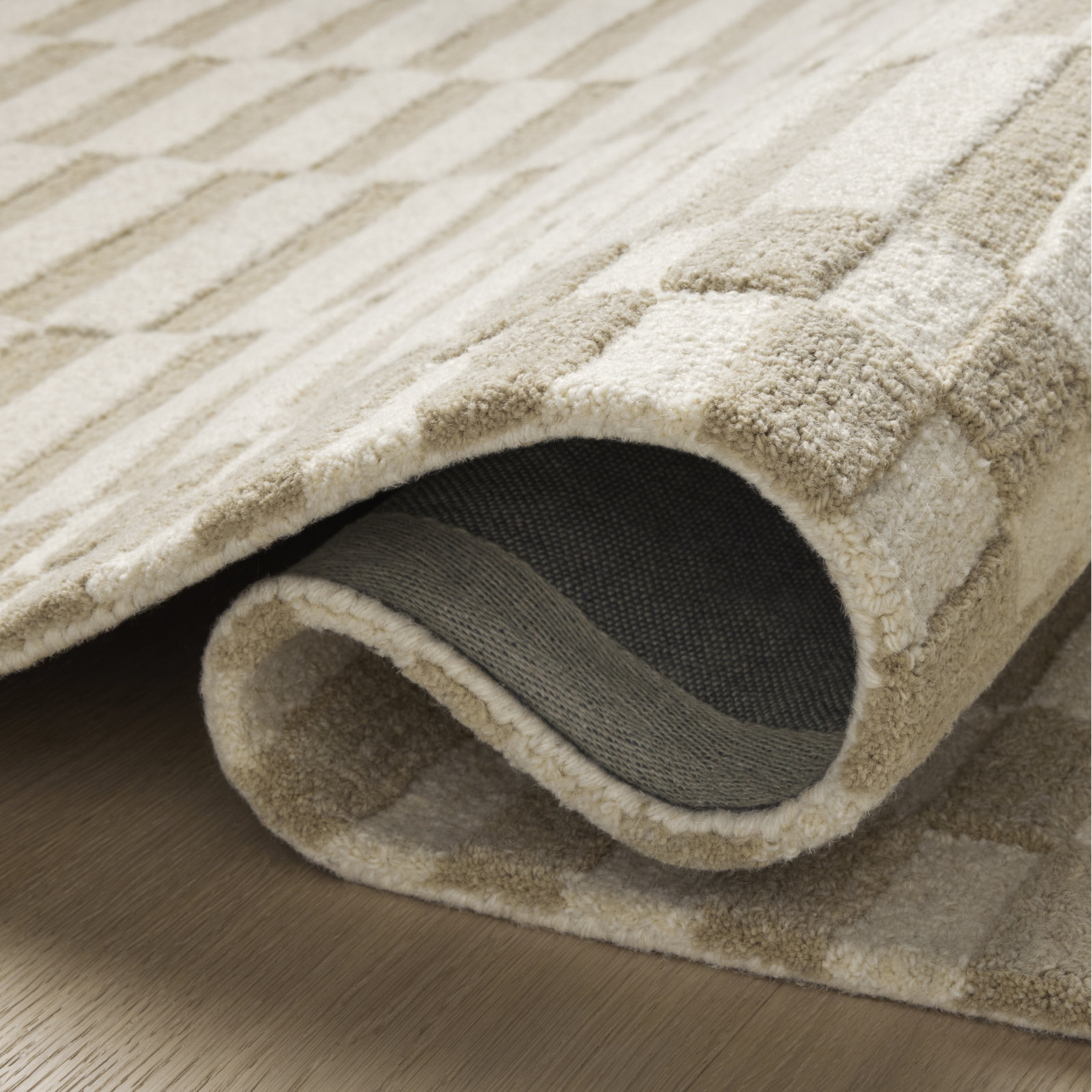 Chris Loves Julia x Loloi Bradley Ivory / Beige Area Rug, Runner 3' x 7'