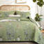 Ensemble de courtepointe à motif floral à motif de feuilles et de papillons 3 pièces-122938686-122938694