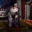 Clown de cirque effrayant Haunted Hill Farm Hartley le clown effrayant assis par Tekky, animée par le mouvement d'Halloween