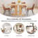 Louisette 46'' Modern Dining Kitchen Table with and 4 Dining Chairs Set