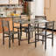 Ensemble de table de salle à manger 5 pièces 39,4 "pour 4 tables de cuisine et chaises-1768312931