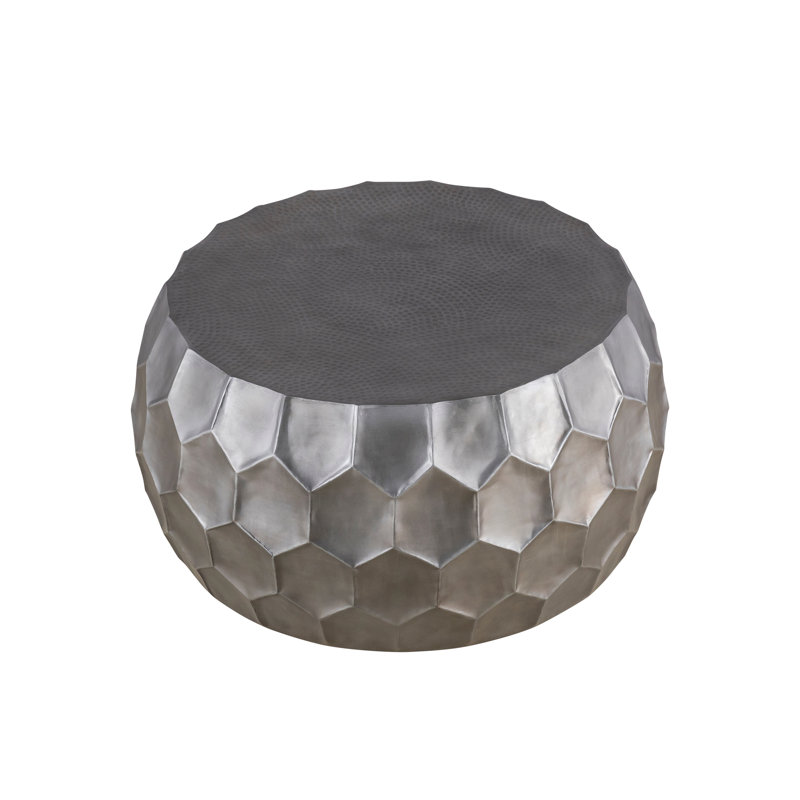 Table basse 32 po Modern Modern, Argent argent