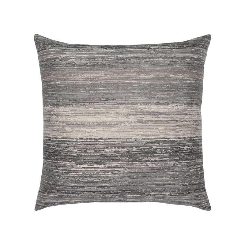 Textured Throw Square Outdoor Pillow Cover & Insert by Elaine Smith, Grigio, 20"H x 20"W