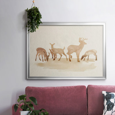 Whitetail Herd II, toile tendue avec cadre_2784741