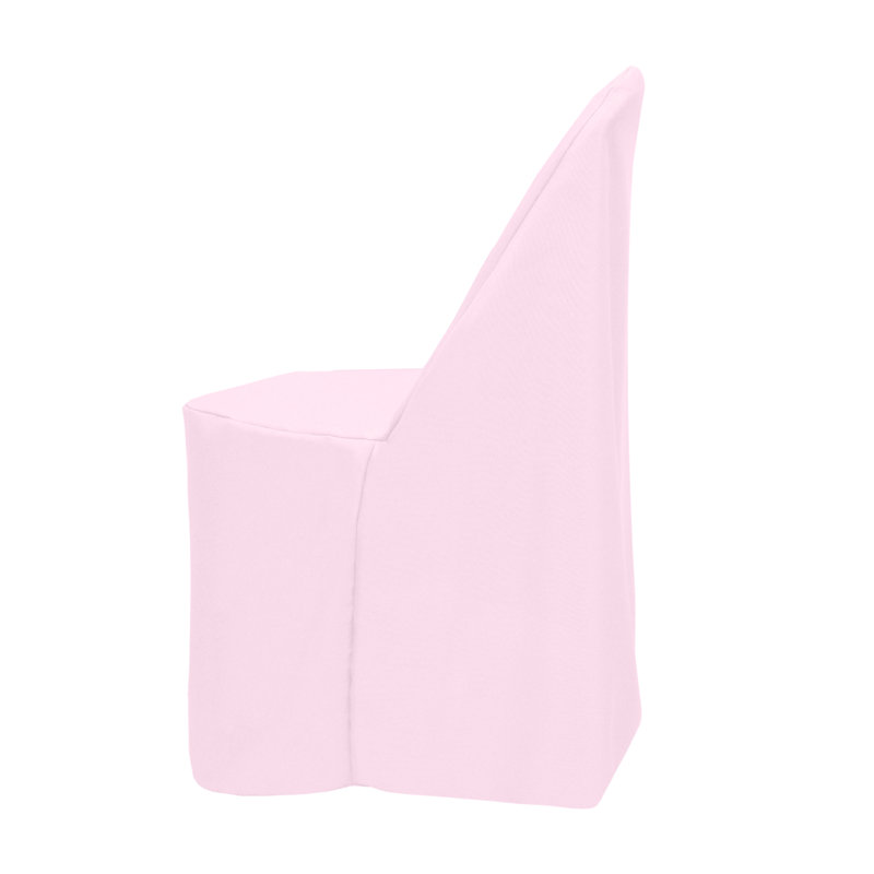 Housse pour chaise de salle à manger, Mélange de polyester rose glace