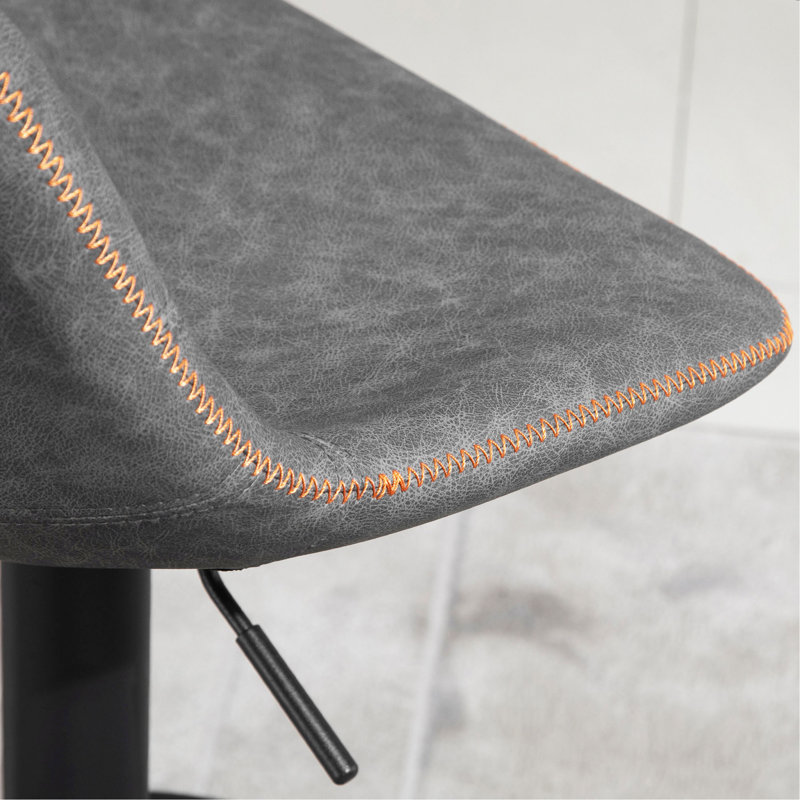 Tabouret pivotant à hauteur réglable, Gris