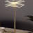 Led Acrylic Copper Gold Luminaire Table Lamp for Living Room, Nightstand Bedside Table Lamp for Bedroom, LED Lamp